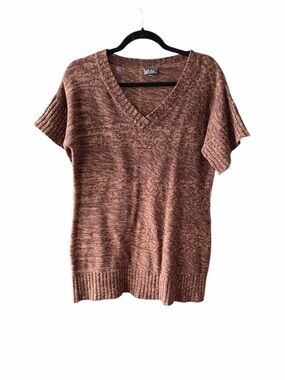 Dots Brown Knit Sweater size 1x